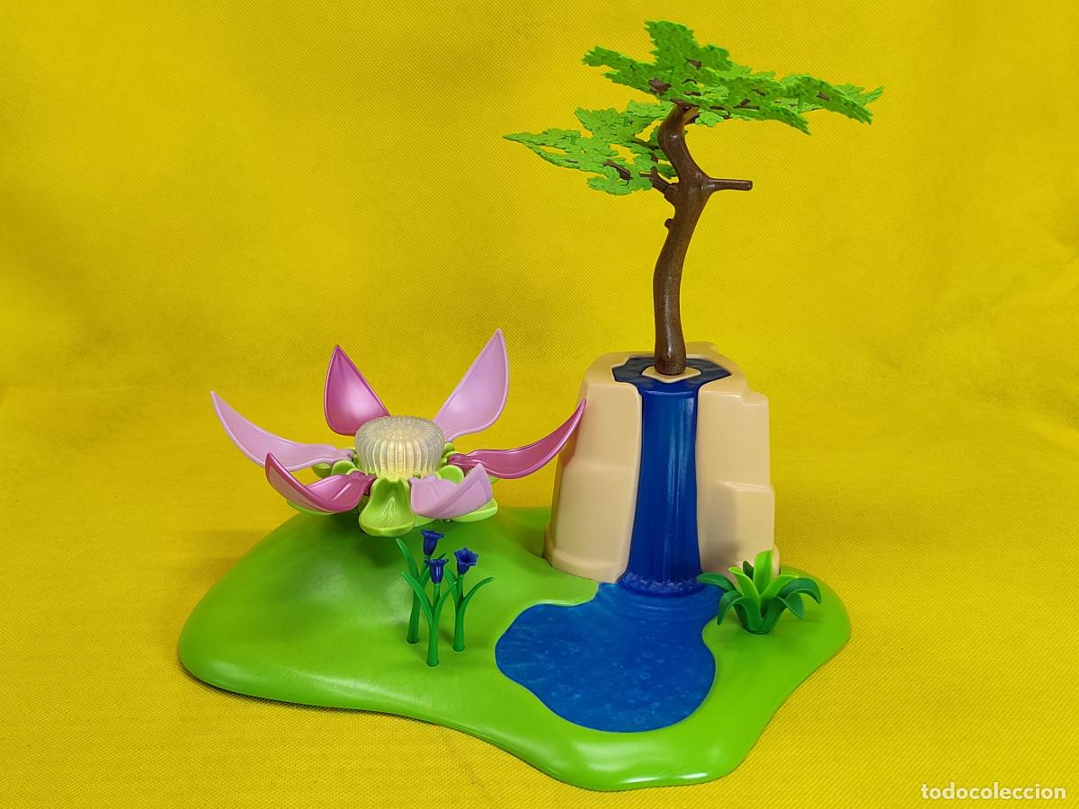 Playmobil: Playmobil Cascada con planta carn&iacute;vora con luces de colores, diorama de fantas&iacute;a