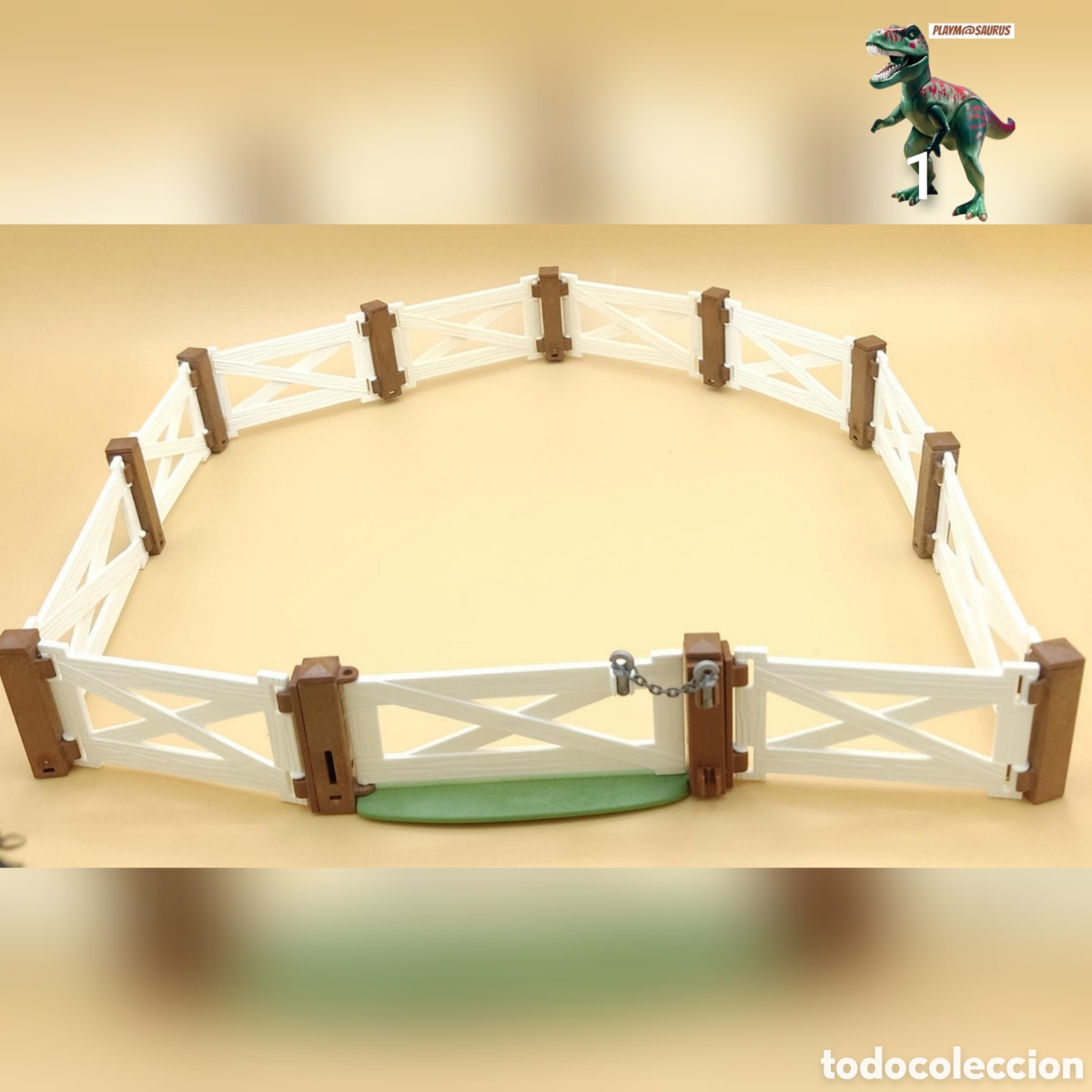 Playmobil: Playmobil juego de vallas para granja establo rancho zoo ganaderia huerta jardin vallado cercado