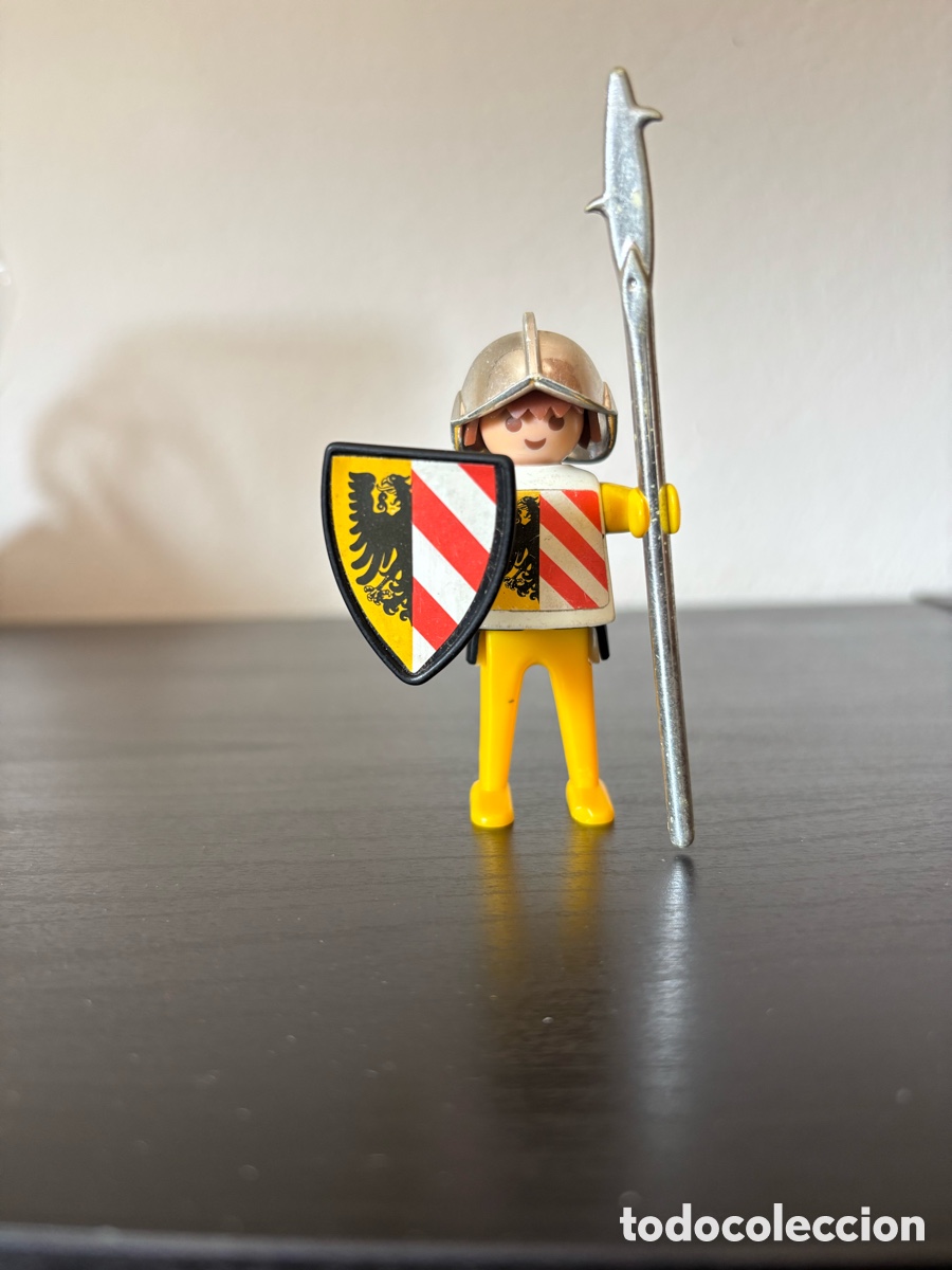 Playmobil: Playmobil guerrero con escudo y lanza