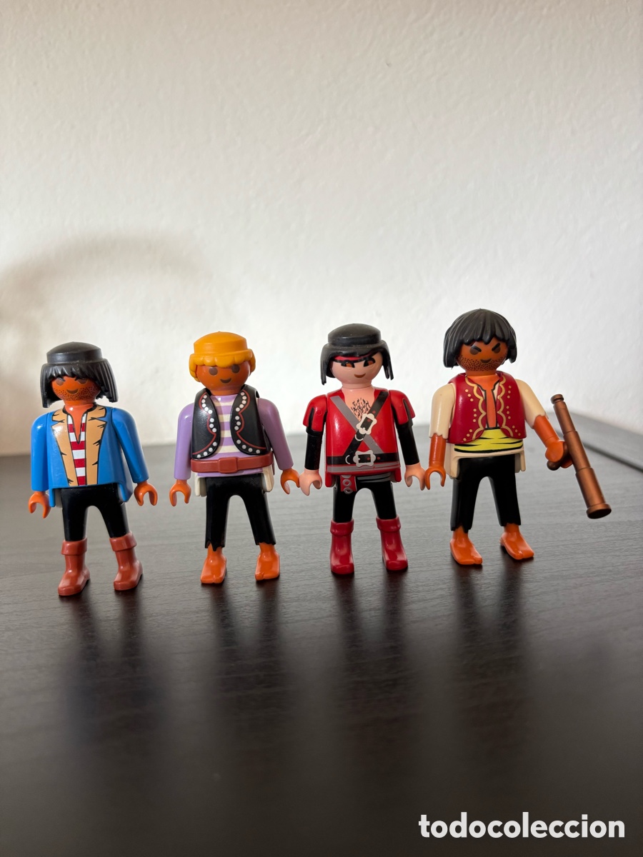 Playmobil: Playmobil piratas 4 figuras