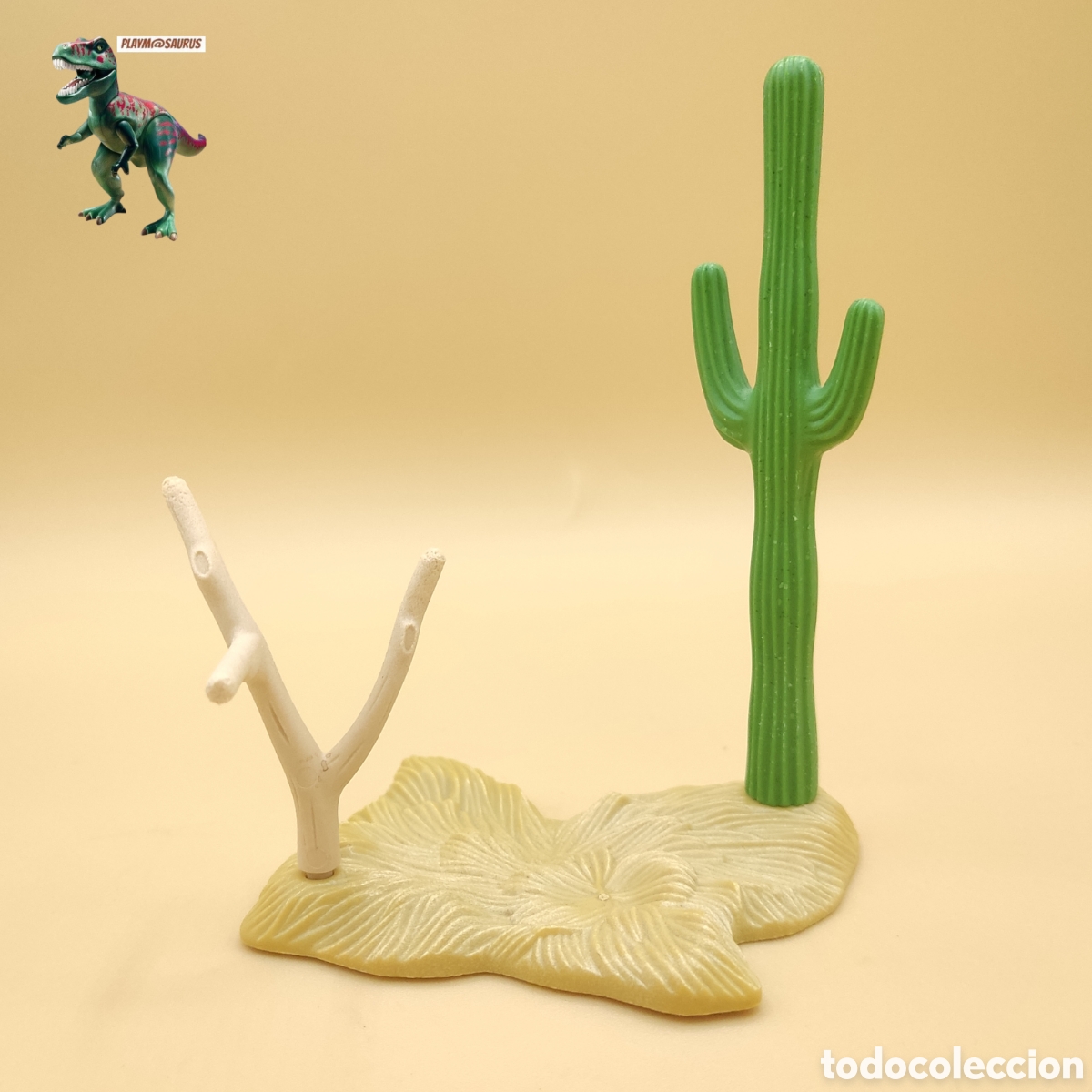 Playmobil: Playmobil cactus vegetacion arbusto desierto oasis oeste western diorama paisaje escenario