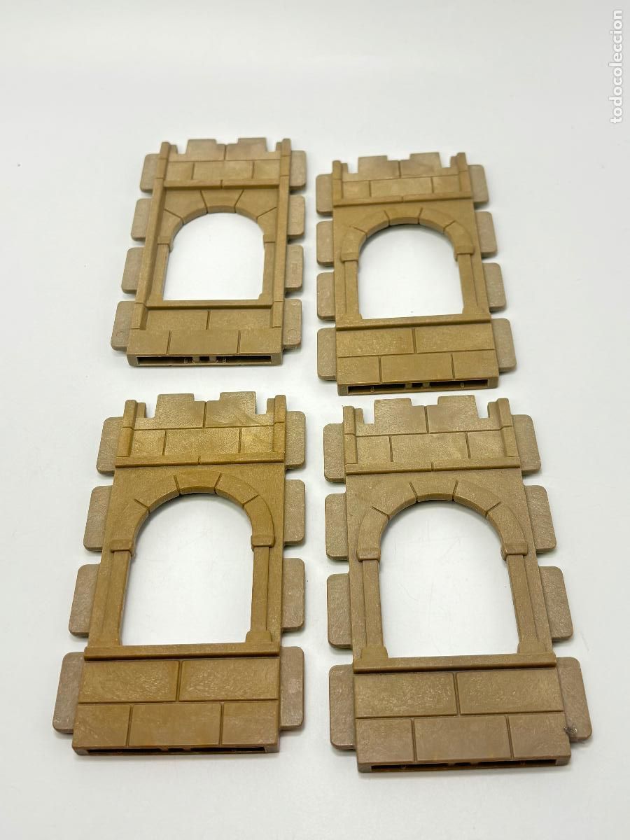 Playmobil: Playmobil lote pared hueco ventana casa torre Castillo