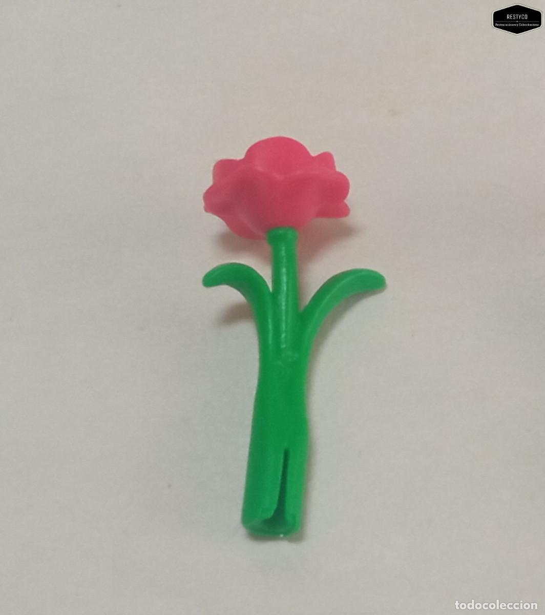 Playmobil: Playmobil - Tallo Vegetacion Con Rosa
