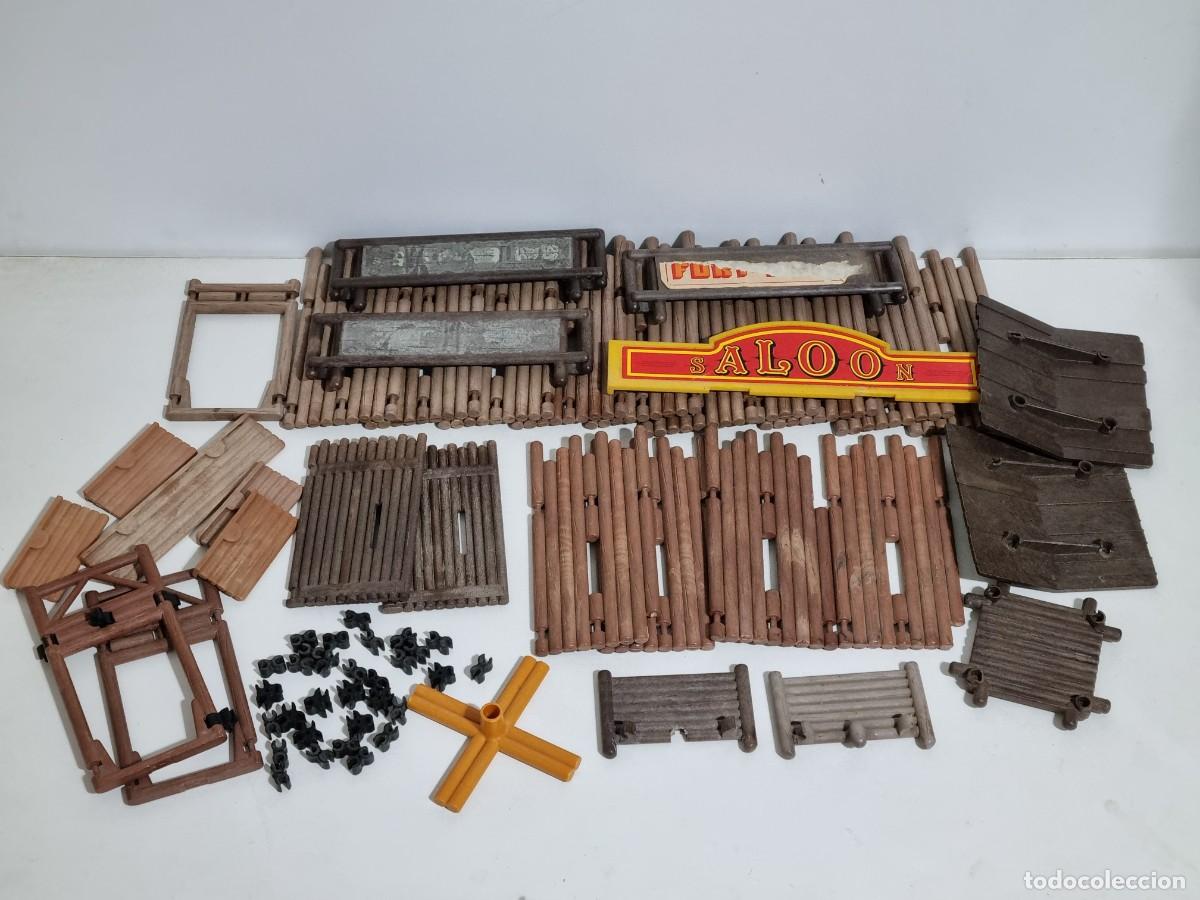 Playmobil: Playmobil Lote Cementerio Tara Fuerte Fort Union Randall Muro Pieza Oeste