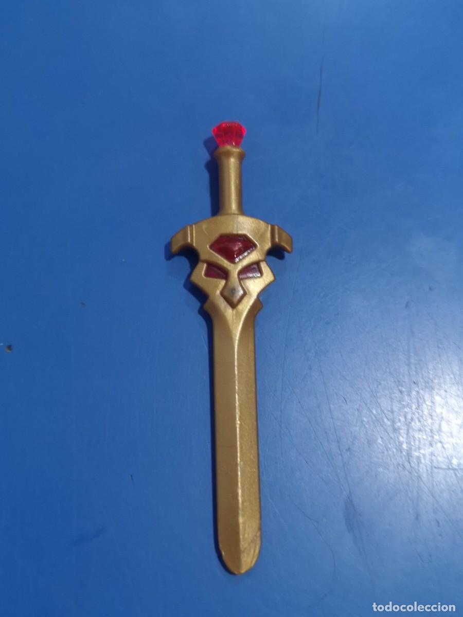 Playmobil: Playmobil espada dorada Rub&iacute; joyas rey soldado medieval castillo armas Pow