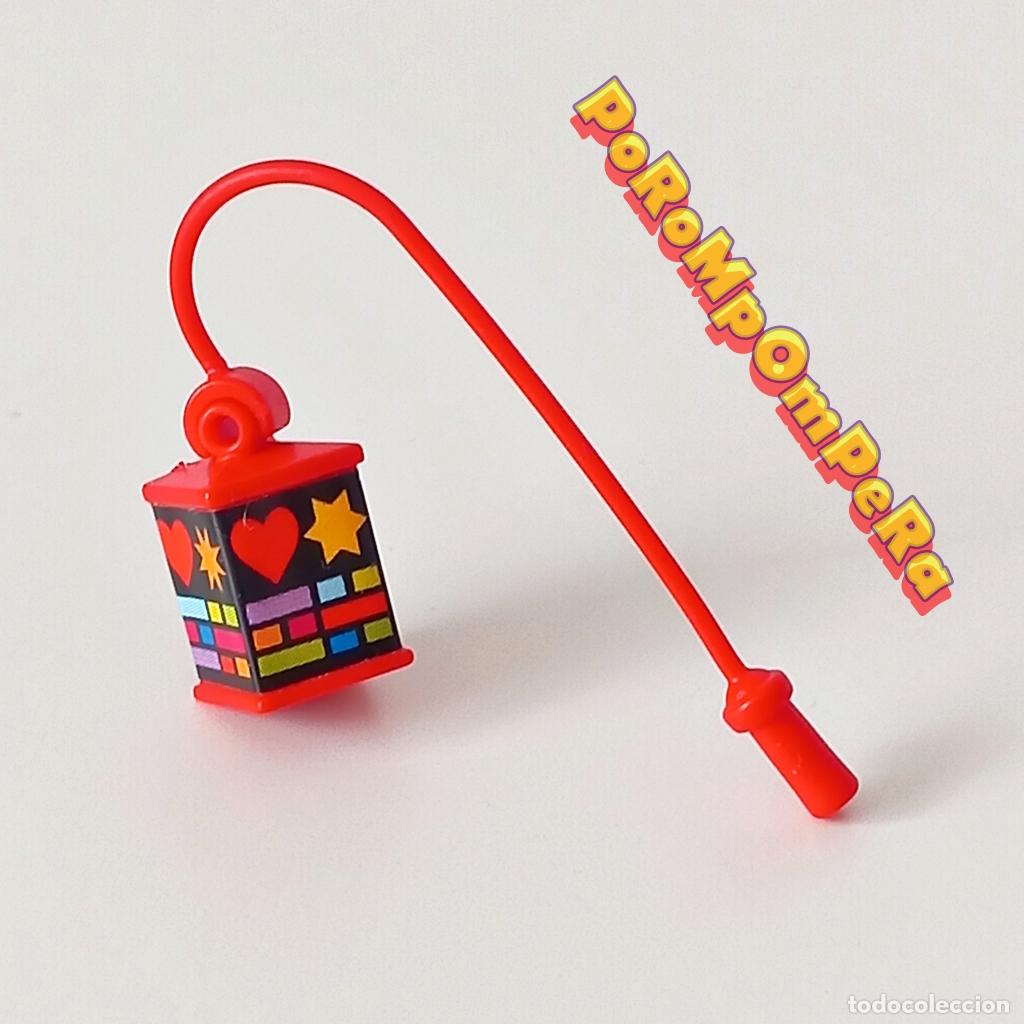 Playmobil: PLAYMOBIL enganche rojo sujeci&oacute;n linterna navida adorno navide&ntilde;o luz trineo T5