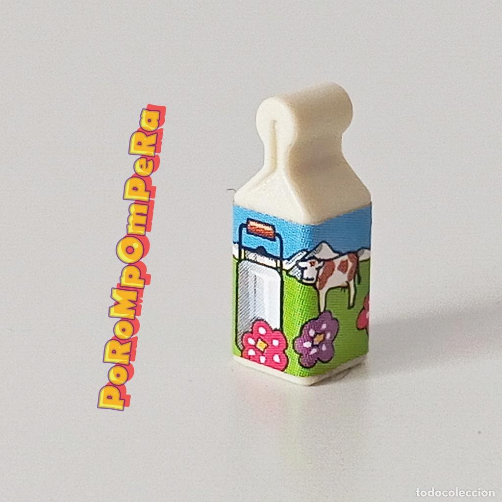 Playmobil: PLAYMOBIL leche envase TETRA BRIK paquete alimentaci&oacute;n cocina casa restaurante cafeter&iacute;a T5