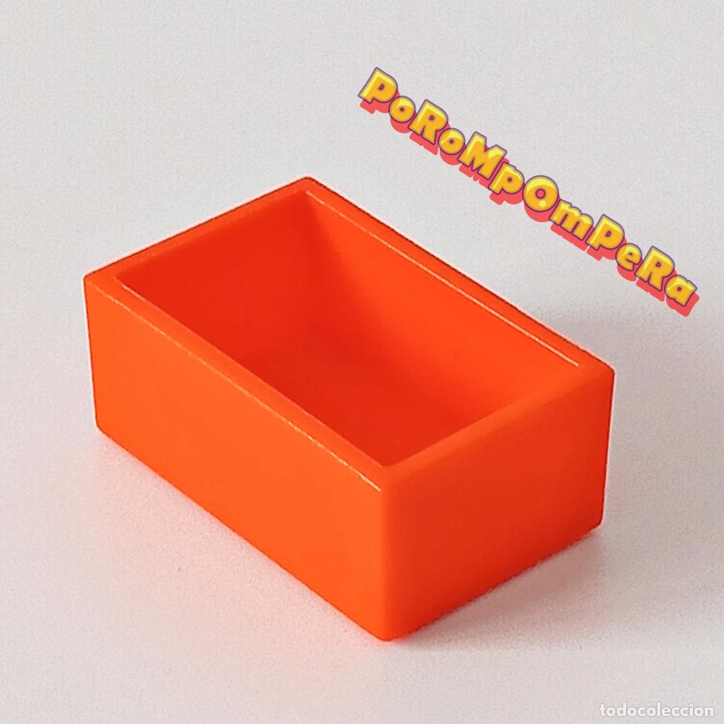 Playmobil: PLAYMOBIL caja rectangular naranja - SET/S POR DETERMINAR A7
