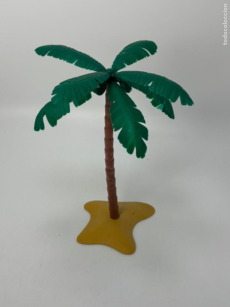 Playmobil: Playmobil palmera coco con base primera &eacute;poca