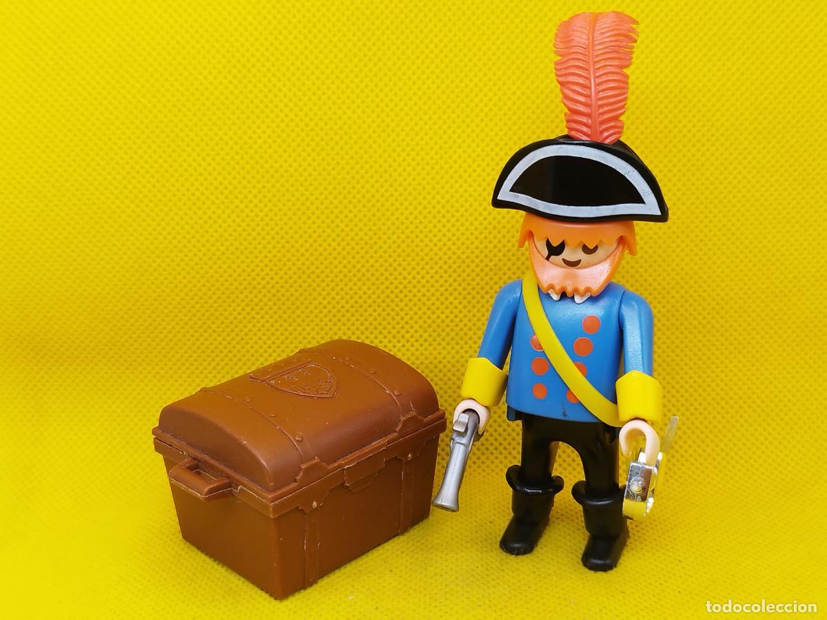 Playmobil: Playmobil Capit&aacute;n pirata con cofre REF 3382
