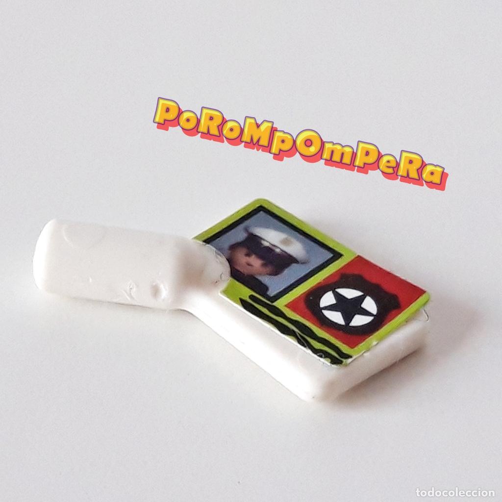 Playmobil: PLAYMOBIL ficha policial 4263 4264 5176 5182 6872 tarjeta dni identificaci&oacute;n polic&iacute;a placa T4