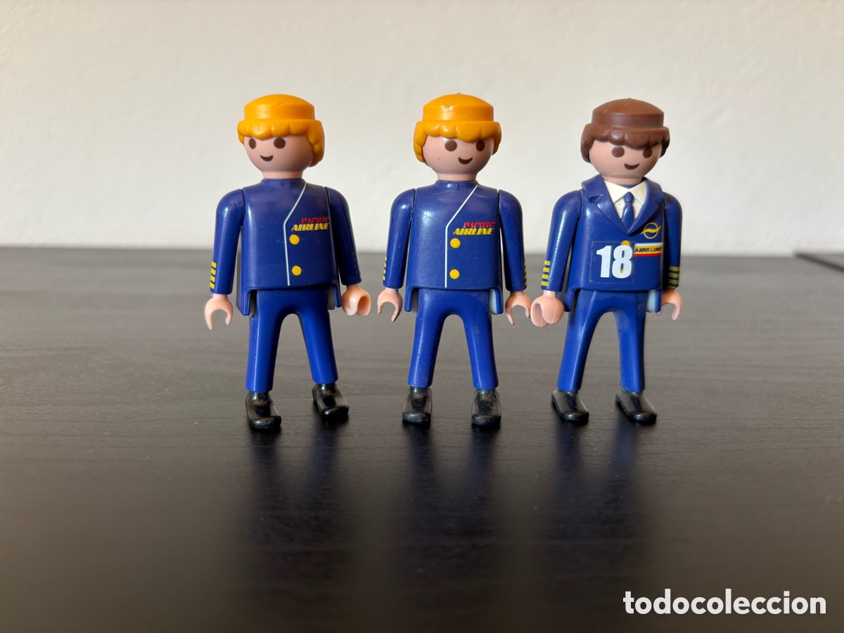 Playmobil: Playmobil Pilotos Aerol&iacute;nea (3 Figuras)