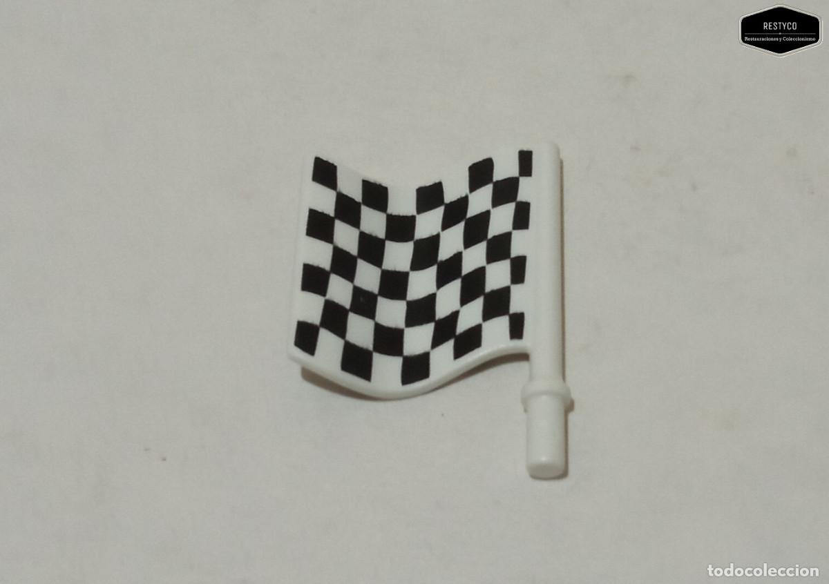 Playmobil: Playmobil - Banderin Bandera a Cuadros Carrera Ganador