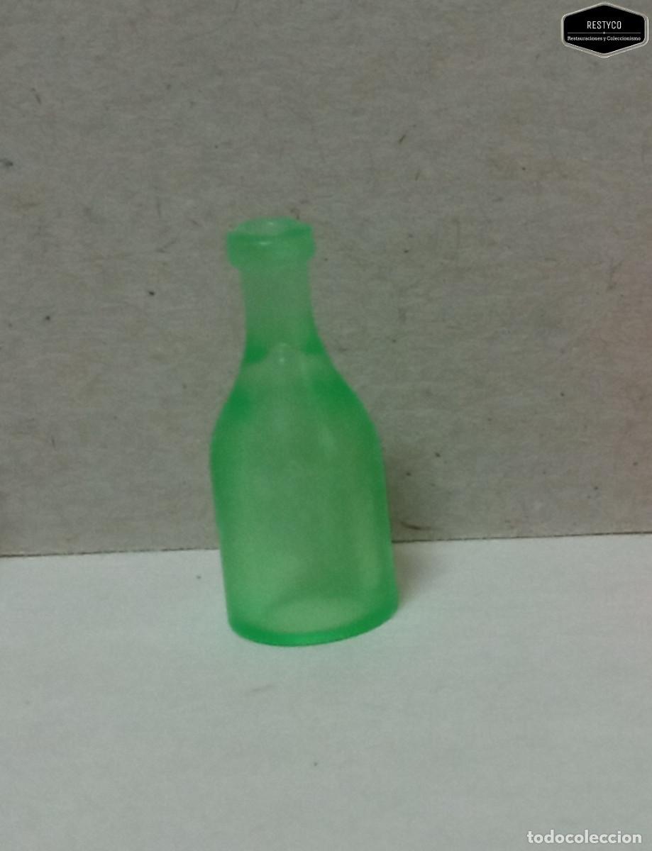 Playmobil: Playmobil - Botella Cristal Color Verde Traslucida