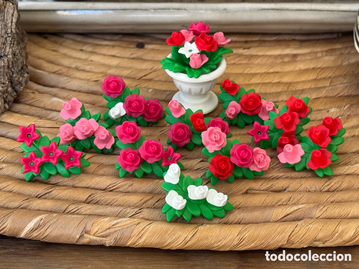 Playmobil: Playmobil Lote Flores y Plantas Jard&iacute;n