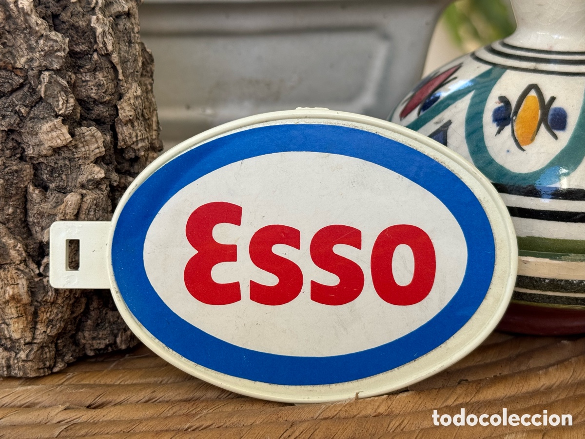 Playmobil: Cartel ESSO Playmobil vintage gasolinera
