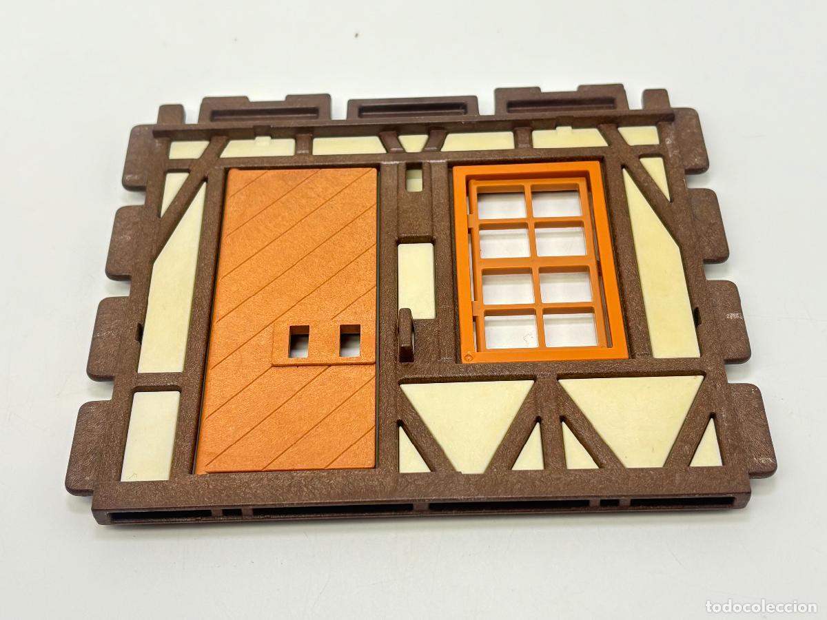 Playmobil: Playmobil lote pared ventana puerta casa Castillo