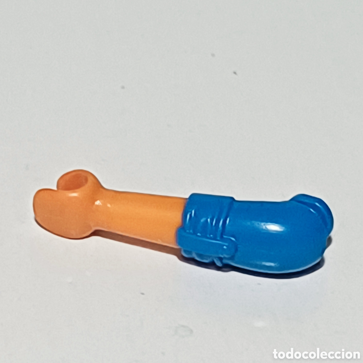 Playmobil: Pieza playmobil brazo moreno manga corta azul policia piloto