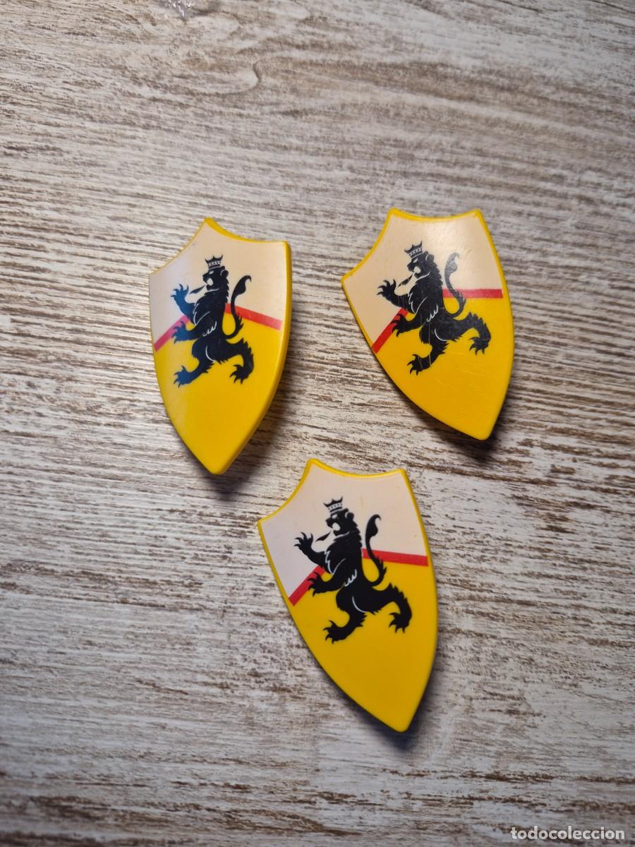 Playmobil: LOTE Escudo bandera armadura arma medieval accesorio complemento playmobil