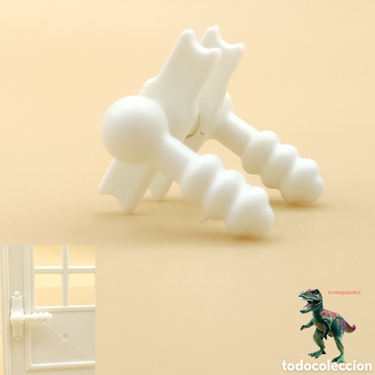 Playmobil: Playmobil manilla blanca mansion victoriana picaporte puerta granja 6926 5302 5300 5301 5305 7483