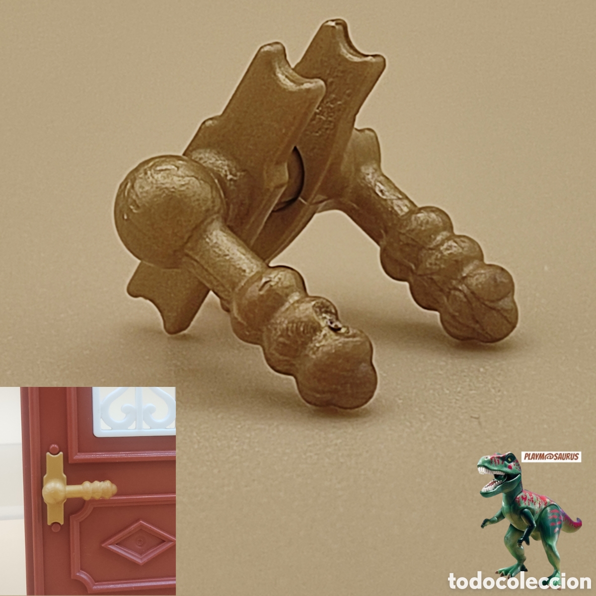Playmobil: Playmobil manilla dorada mansion victoriana picaporte puerta granja 5300 5302 5305 5221 5955