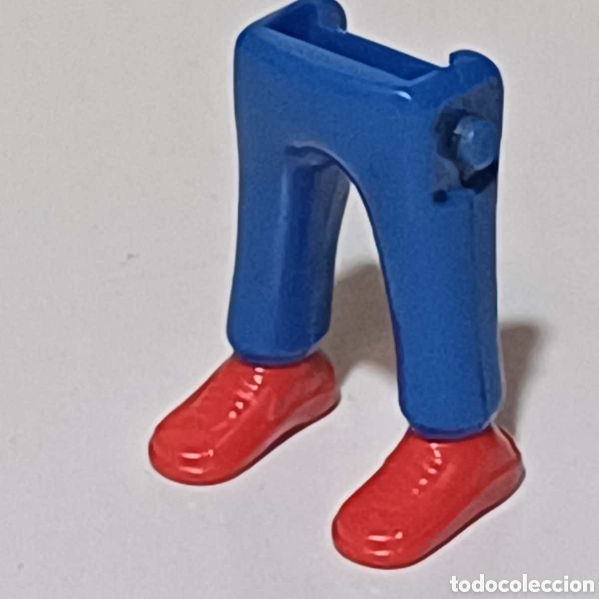 Playmobil: Pieza playmobil piernas azules zapatos rojos city ciudad