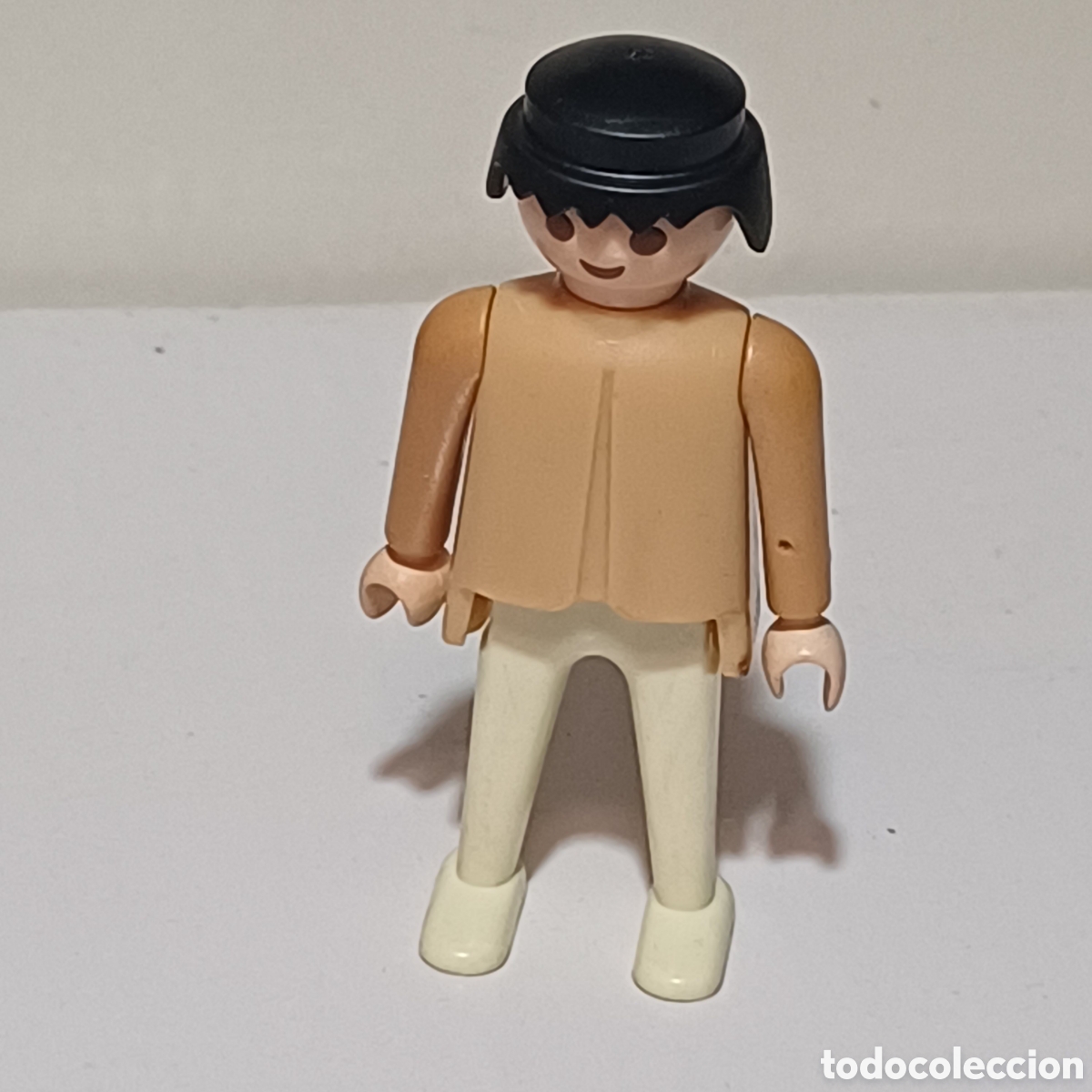 Playmobil: Figura Playmobil primera epoca torso marron trampero oeste western