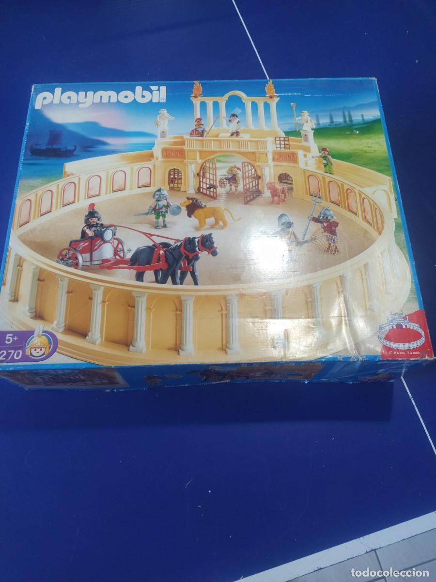 Playmobil: PLAYMOBIL 4270 CIRCO ROMANO COLISEO , CASI COMPLETO