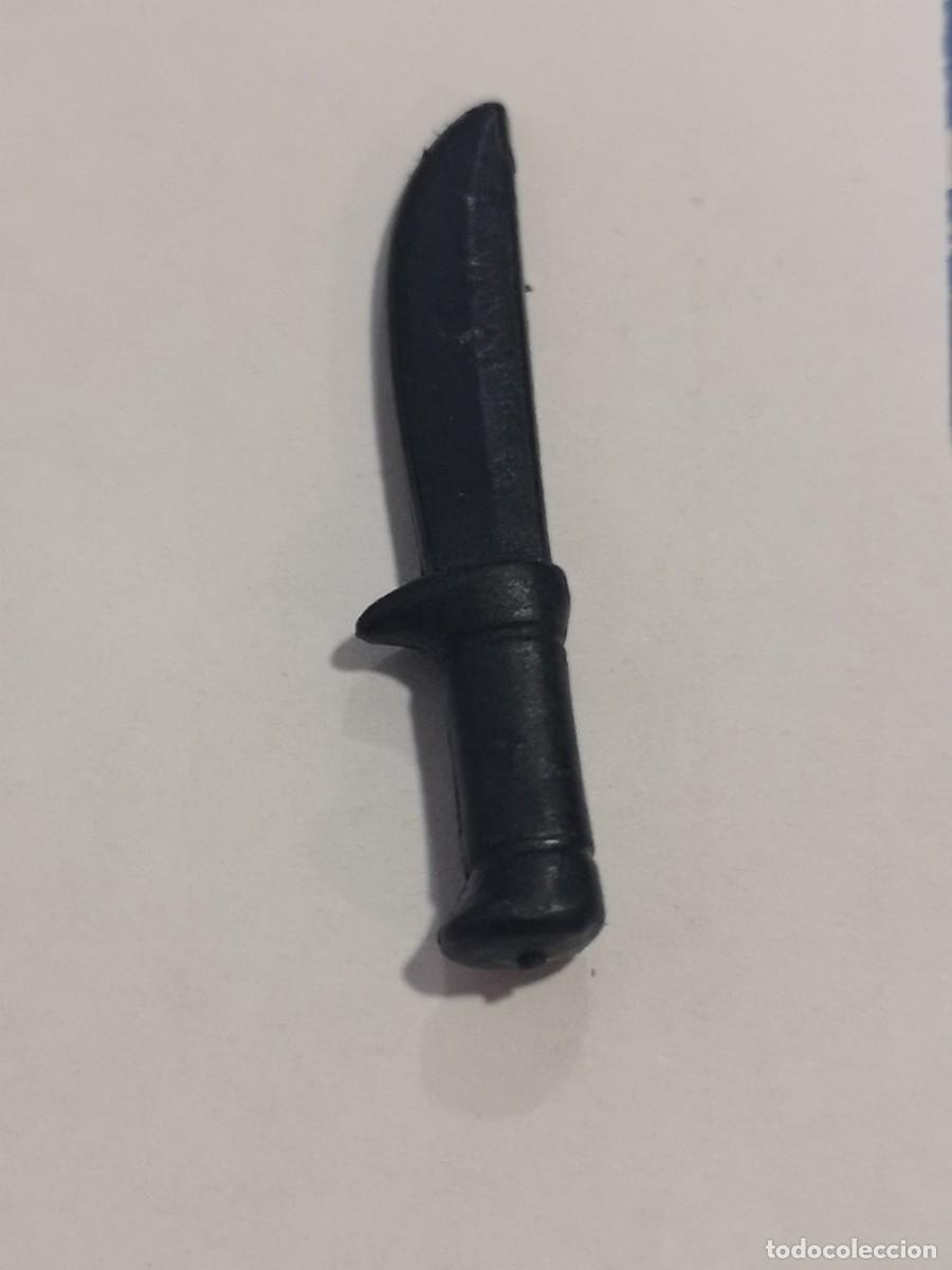 Playmobil: Playmobil cuchillo negro este indios pu&ntilde;al armas complementos Guardia conquistador Pow