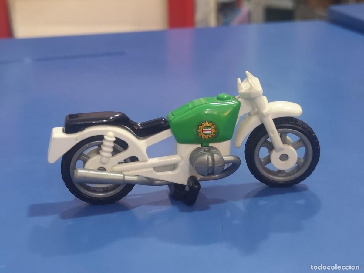 Playmobil: Playmobil 3401 moto policia primera &eacute;poca. Vehiculo vintage Pow