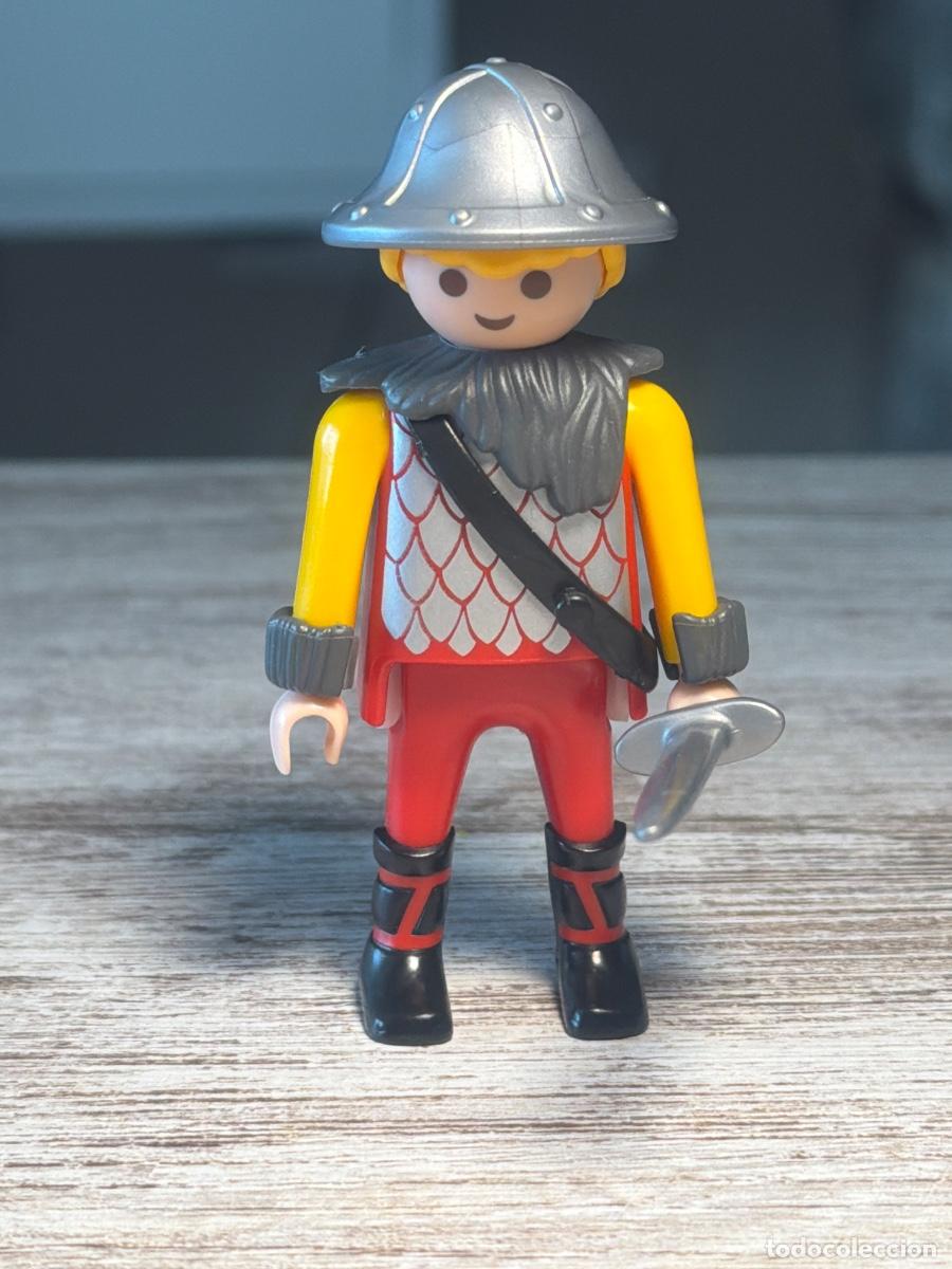 Playmobil: Figura medieval romano guerrero b&aacute;rbaro arquero vikingo griego complemento accesorio Playmobil