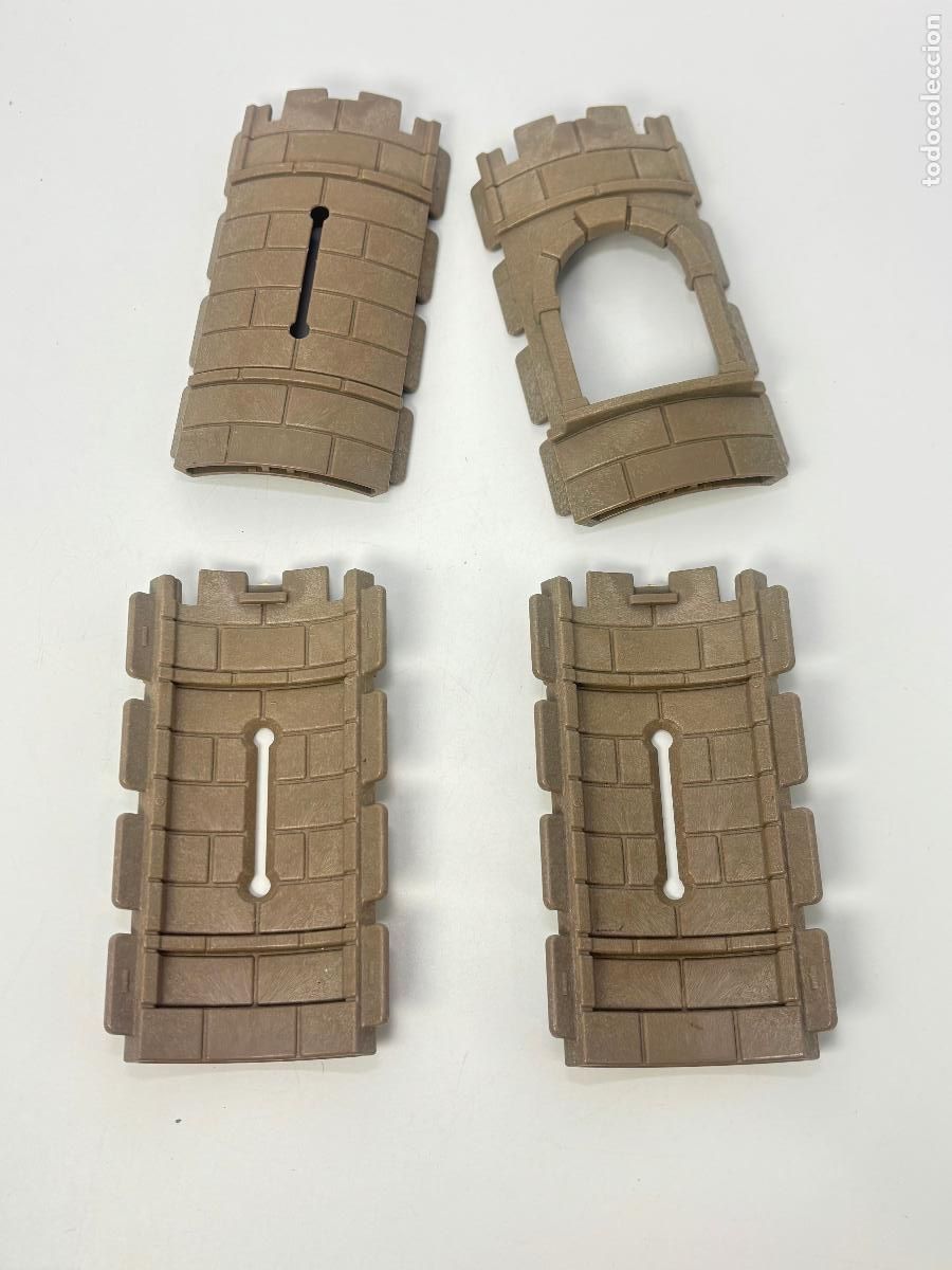 Playmobil: Playmobil lote pared arqueada casa torre castillo