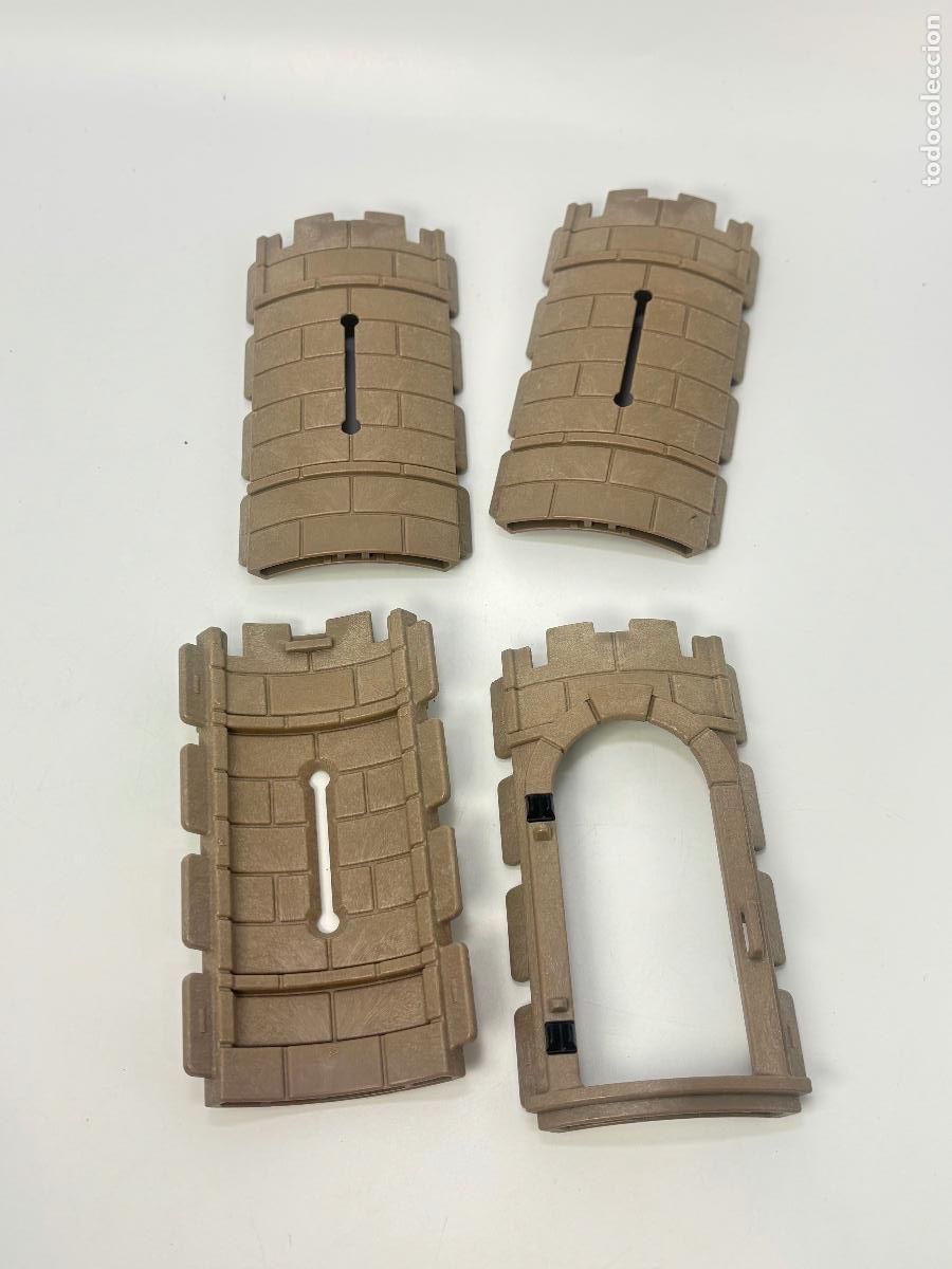 Playmobil: Playmobil lote pared arqueada casa torre castillo