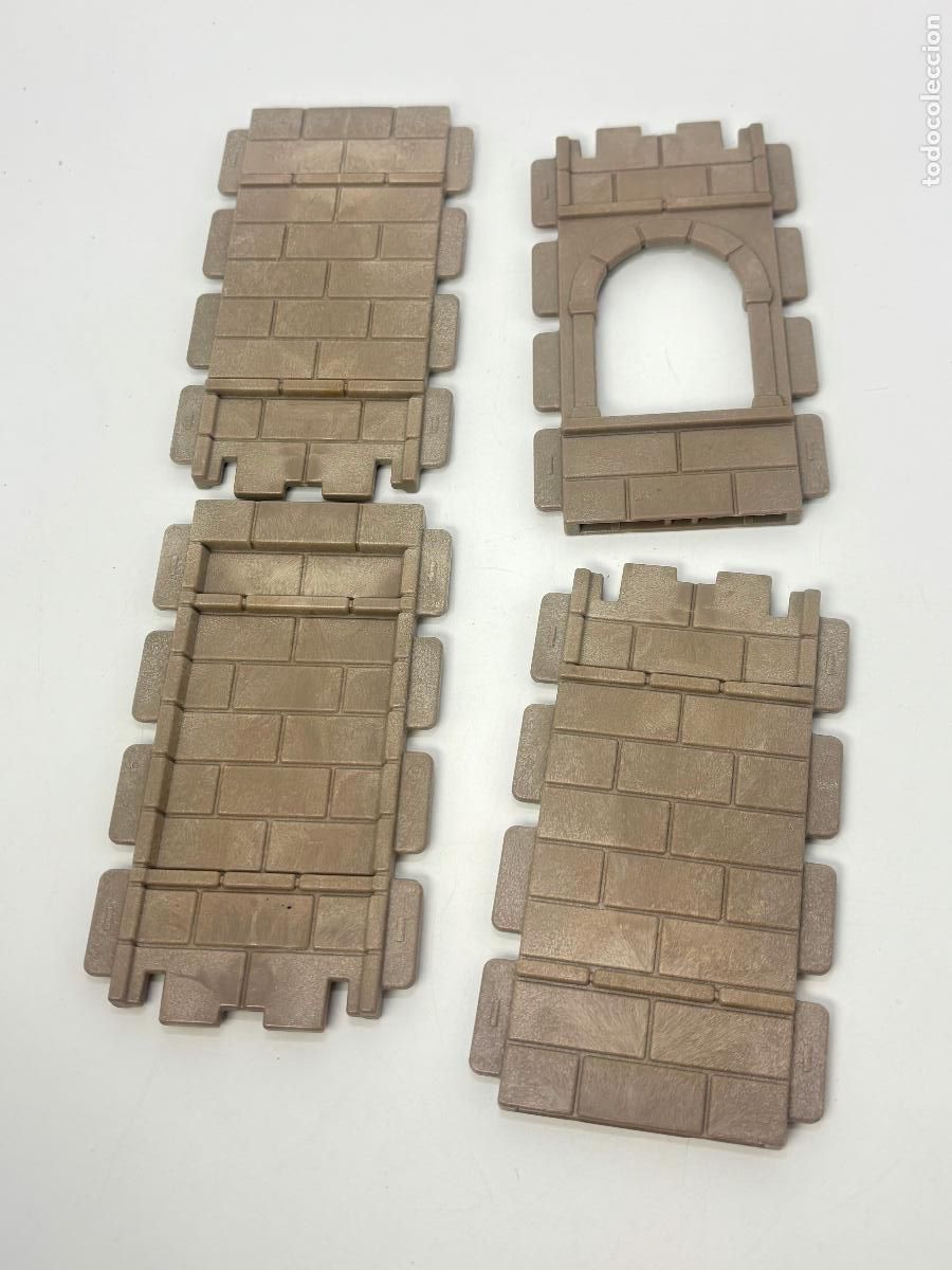 Playmobil: Playmobil lote pared casa torre castillo