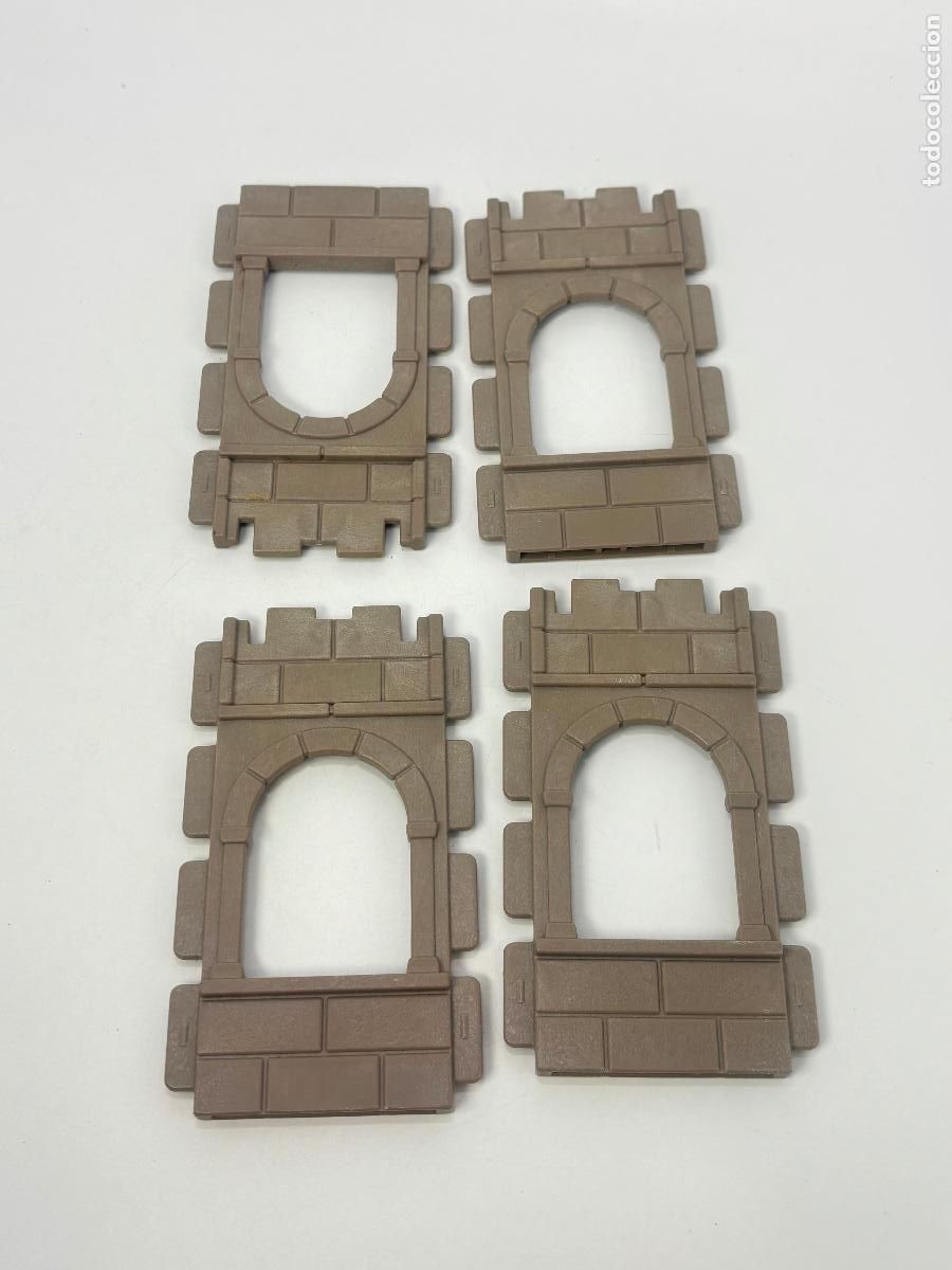 Playmobil: Playmobil lote pared casa torre castillo