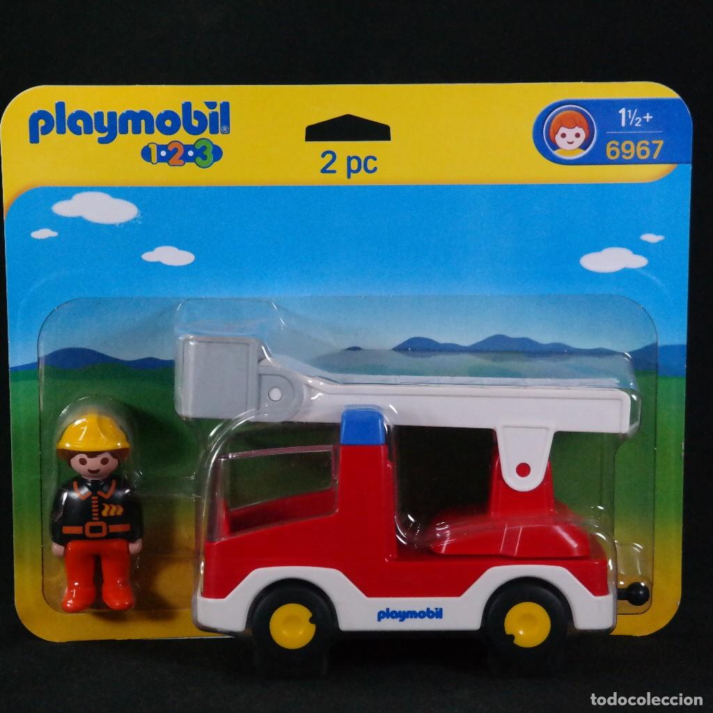 Playmobil: Playmobil 1.2.3 camion bomberos ref.6967 en blister☼