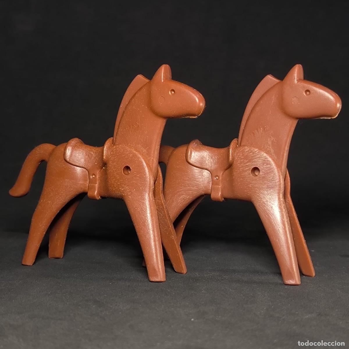 Playmobil: Playmobil dos caballos con sillas fijas ☼