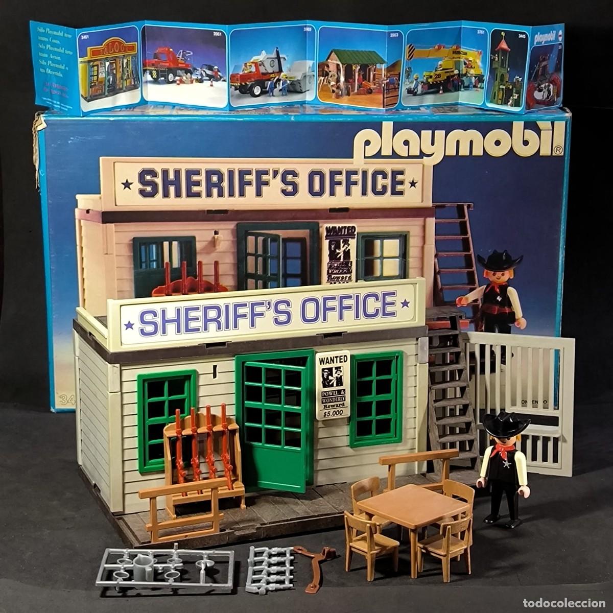 Playmobil: Playmobil sheriff office ref.3423 usado con caja ☼