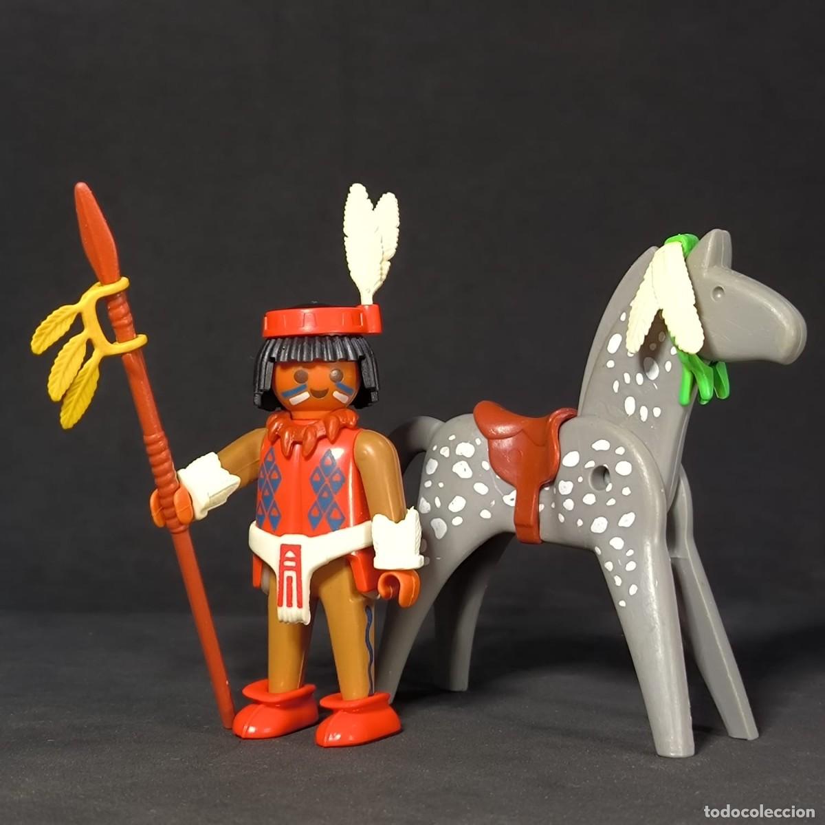 Playmobil: Playmobil indio con caballo ☼