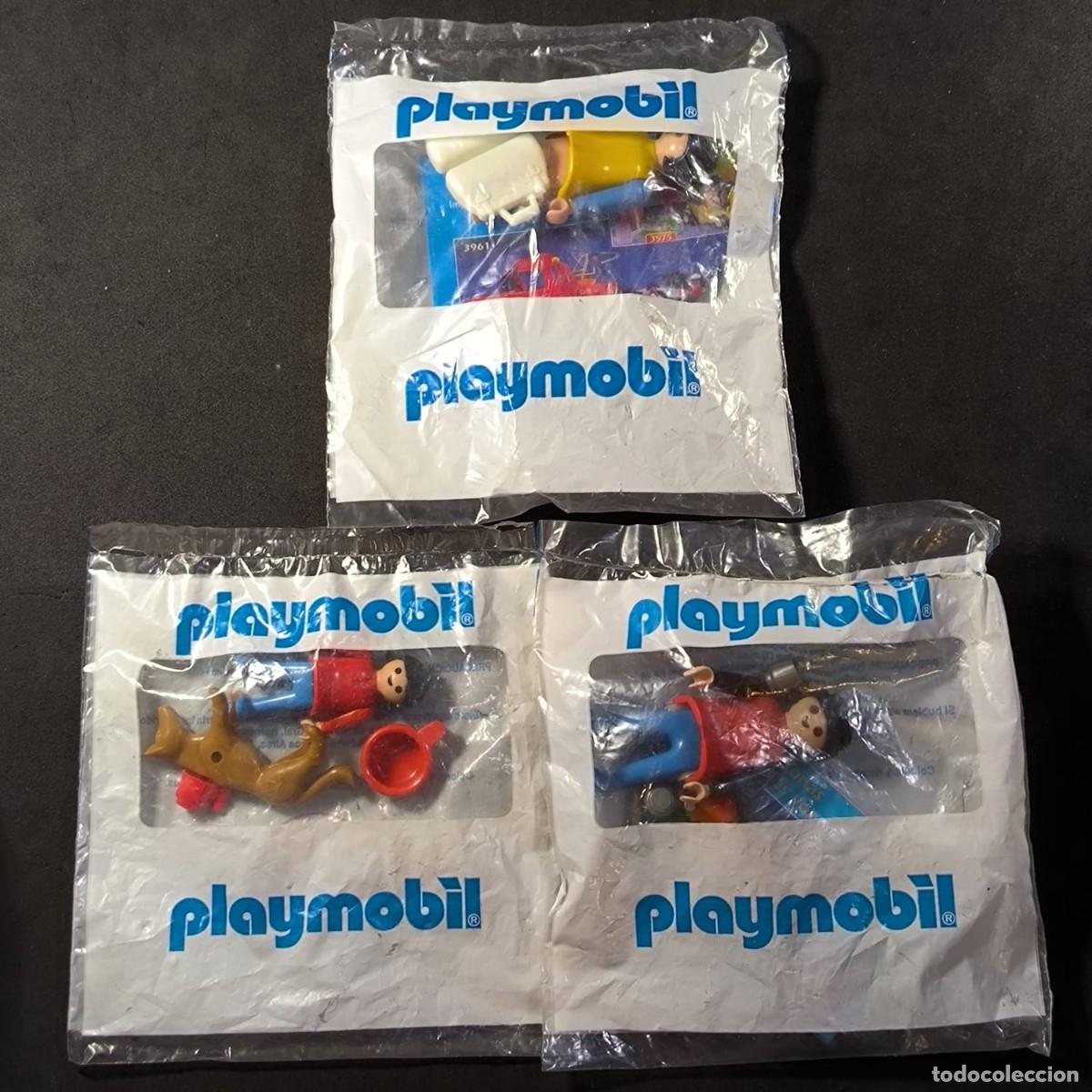 Playmobil: Playmobil 3 bolsitas promocionales de Antex de a&ntilde;o 95 ☼
