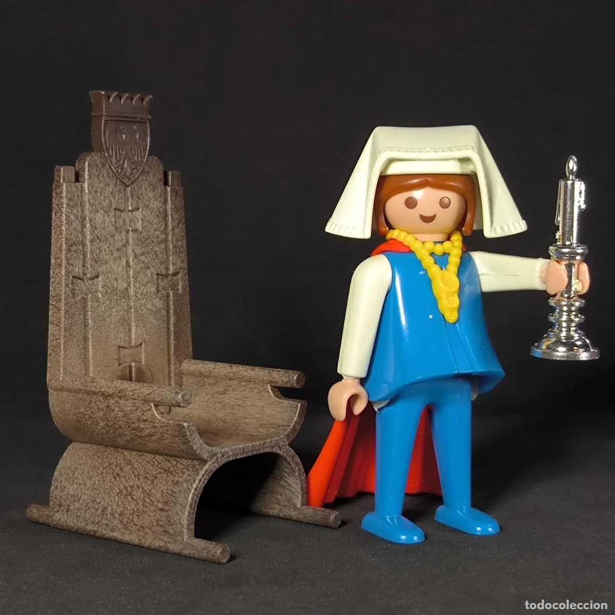 Playmobil: Playmobil doncella medieval con trono ☼