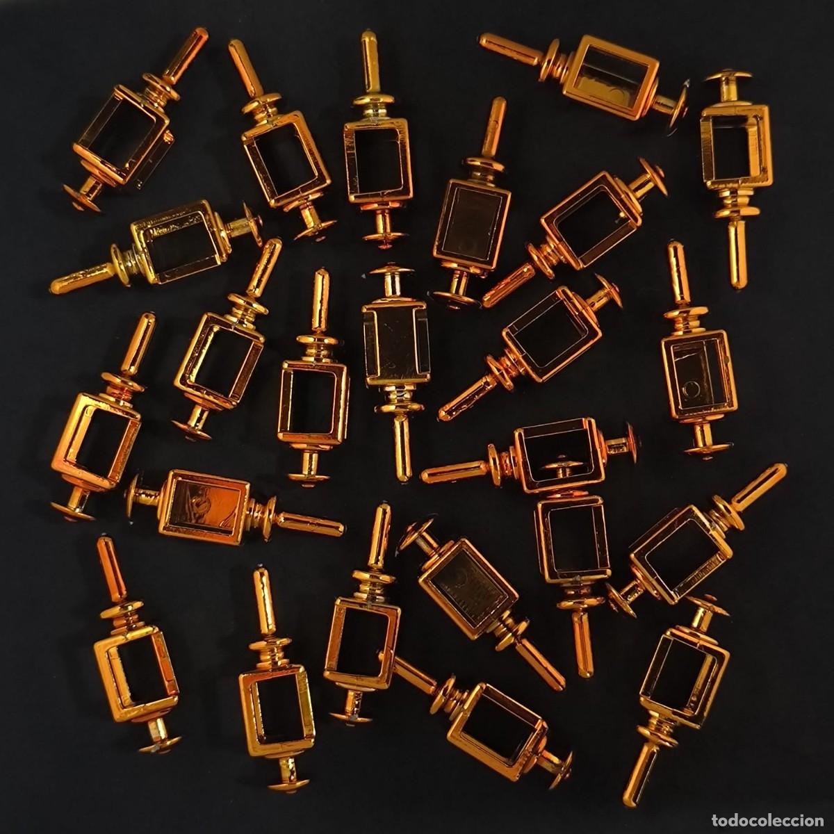 Playmobil: Playmobil faroles cromados dorados en excelente estado☼