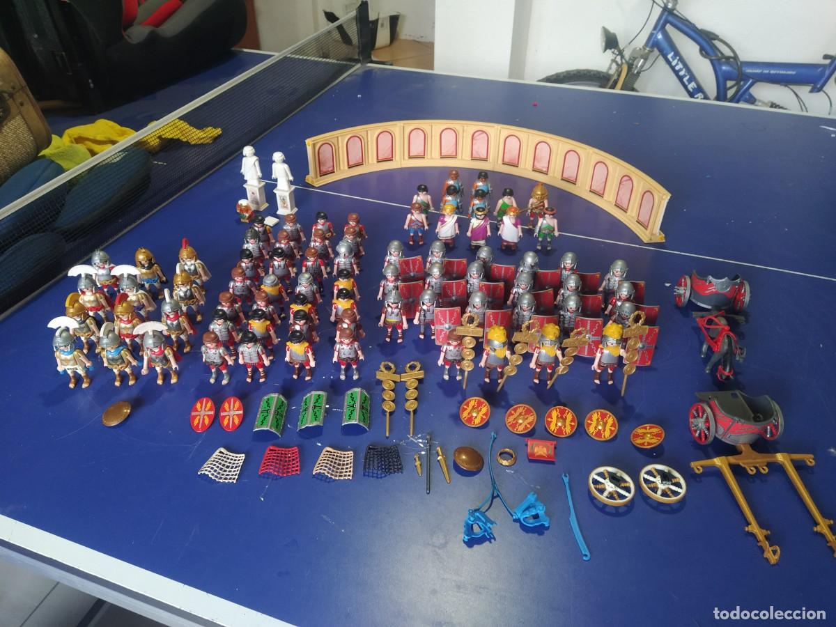 Playmobil: LOTE ROMANOS PLAYMOBIL , 74 FIGURAS
