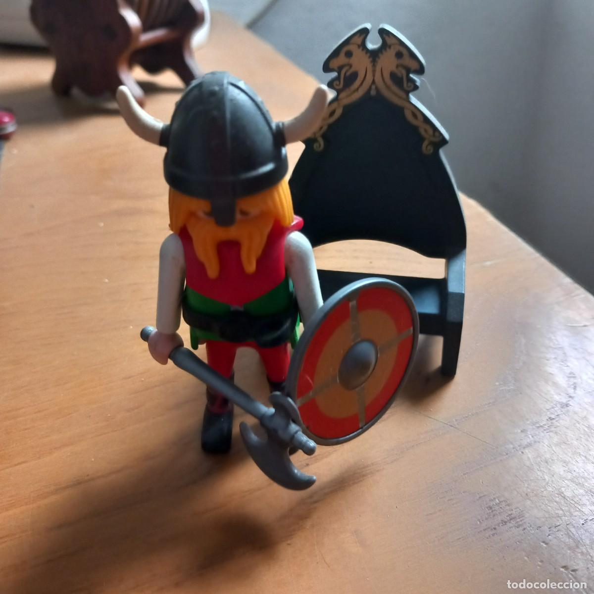 Playmobil: Playmobil vikingo con trono.