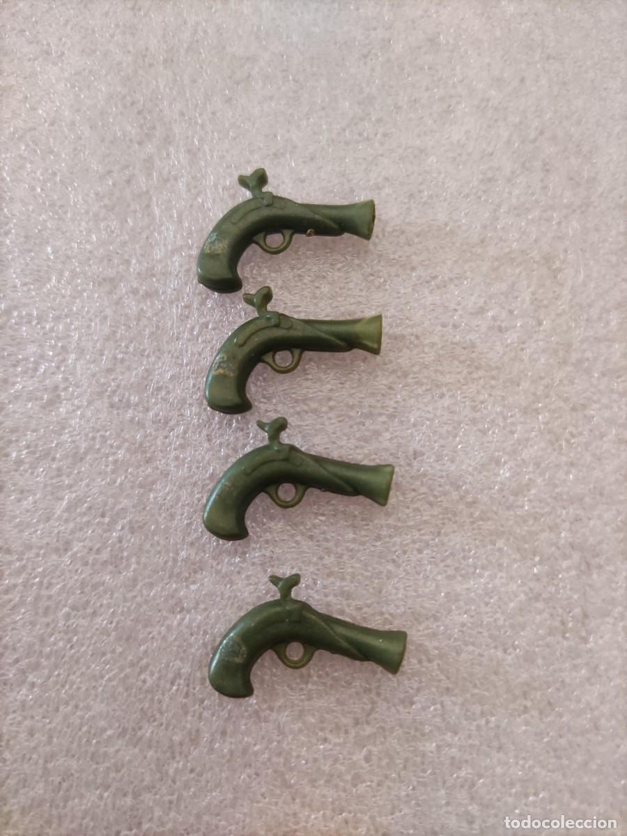 Playmobil: 4 pistolas piratas armas Playmobil