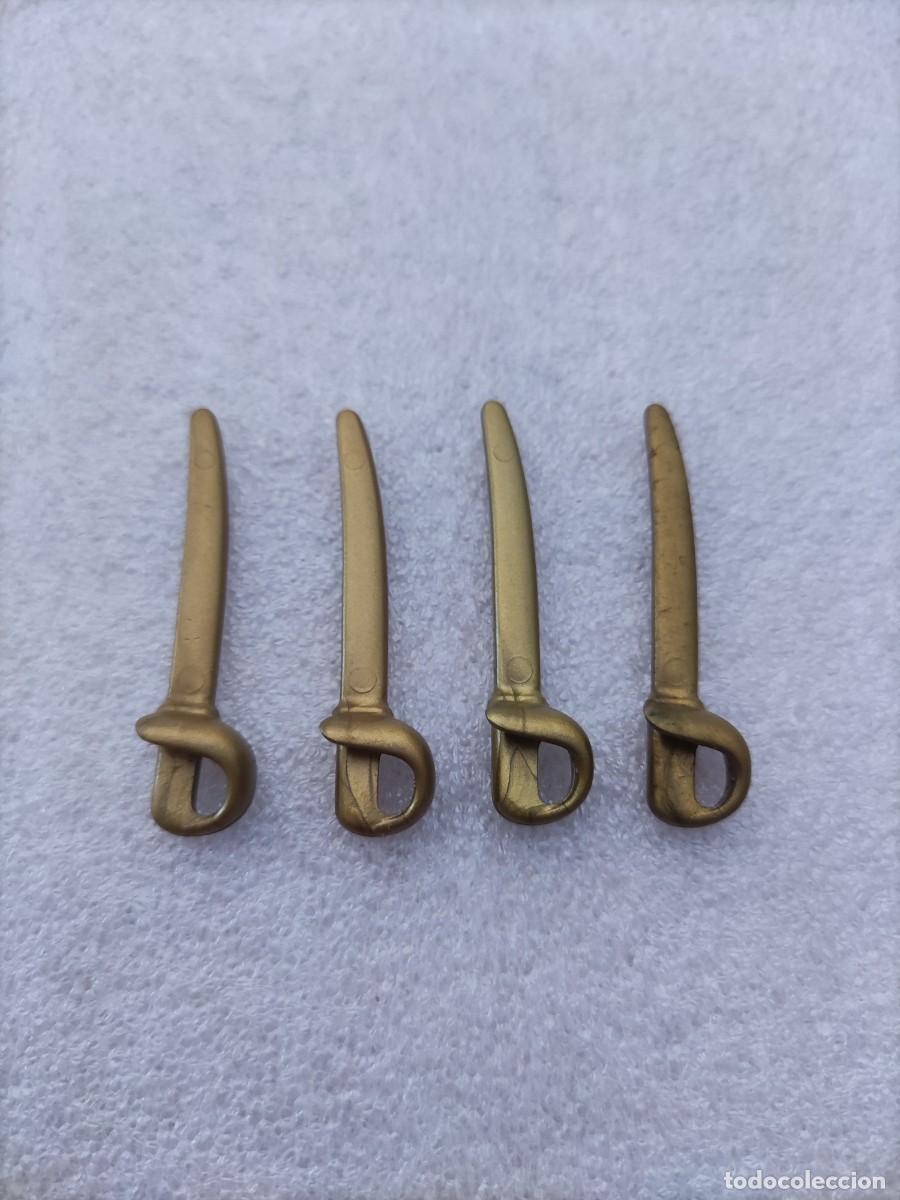 Playmobil: 4 Sables dorado espada armas Playmobil