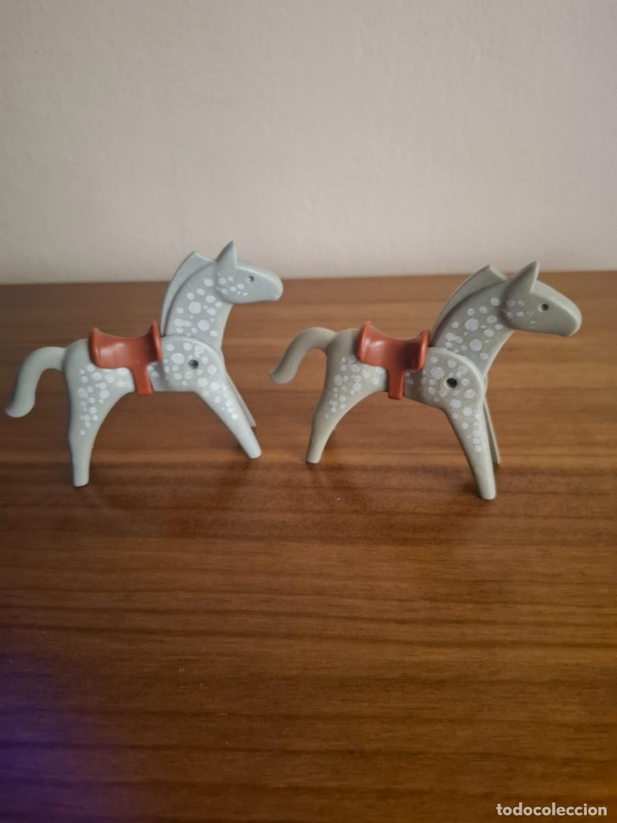 Playmobil: PLAYMOBIL DOS CABALLOS ORIGINALES VINTAGE