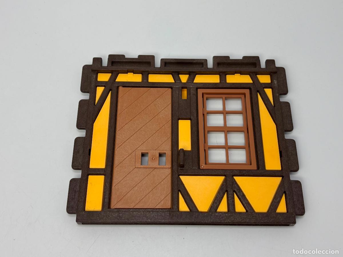 Playmobil: Playmobil 3455 pared puerta ventana casa medieval