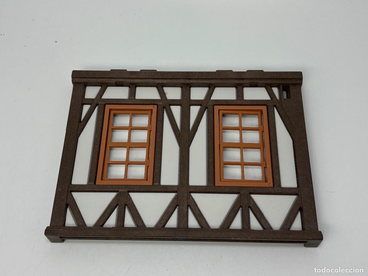Playmobil: Playmobil pared trasera ventana casa medieval
