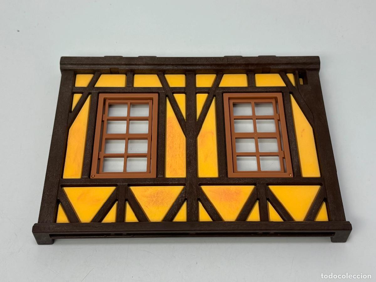 Playmobil: Playmobil 3455 pared trasera ventana casa medieval